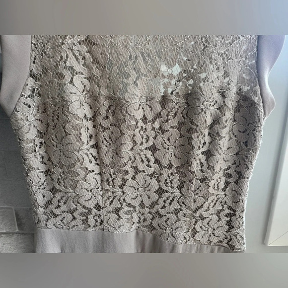 BCBGMAXAZRIA Beige  lace cocktail dress - Picture 5 of 7
